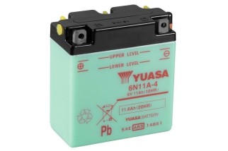 Batterie YUASA conventionnelle sans pack acide - 6N11A-4