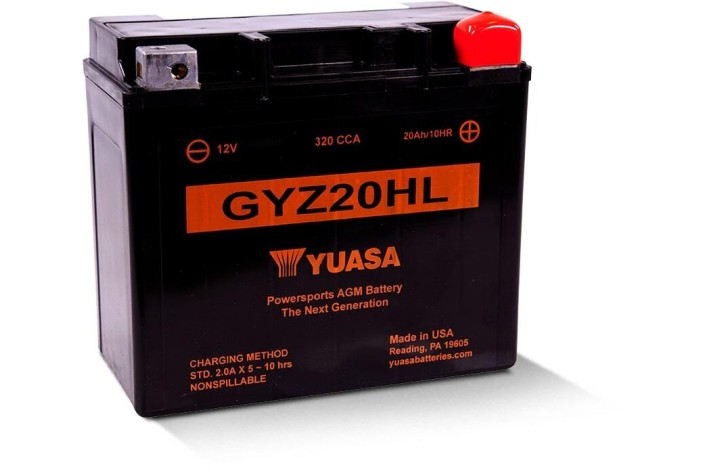 Batterie YUASA sans entretien activé usine - GYZ20HL