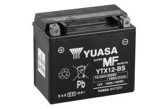 Batterie YUASA sans entretien avec pack acide - YTX12-BS