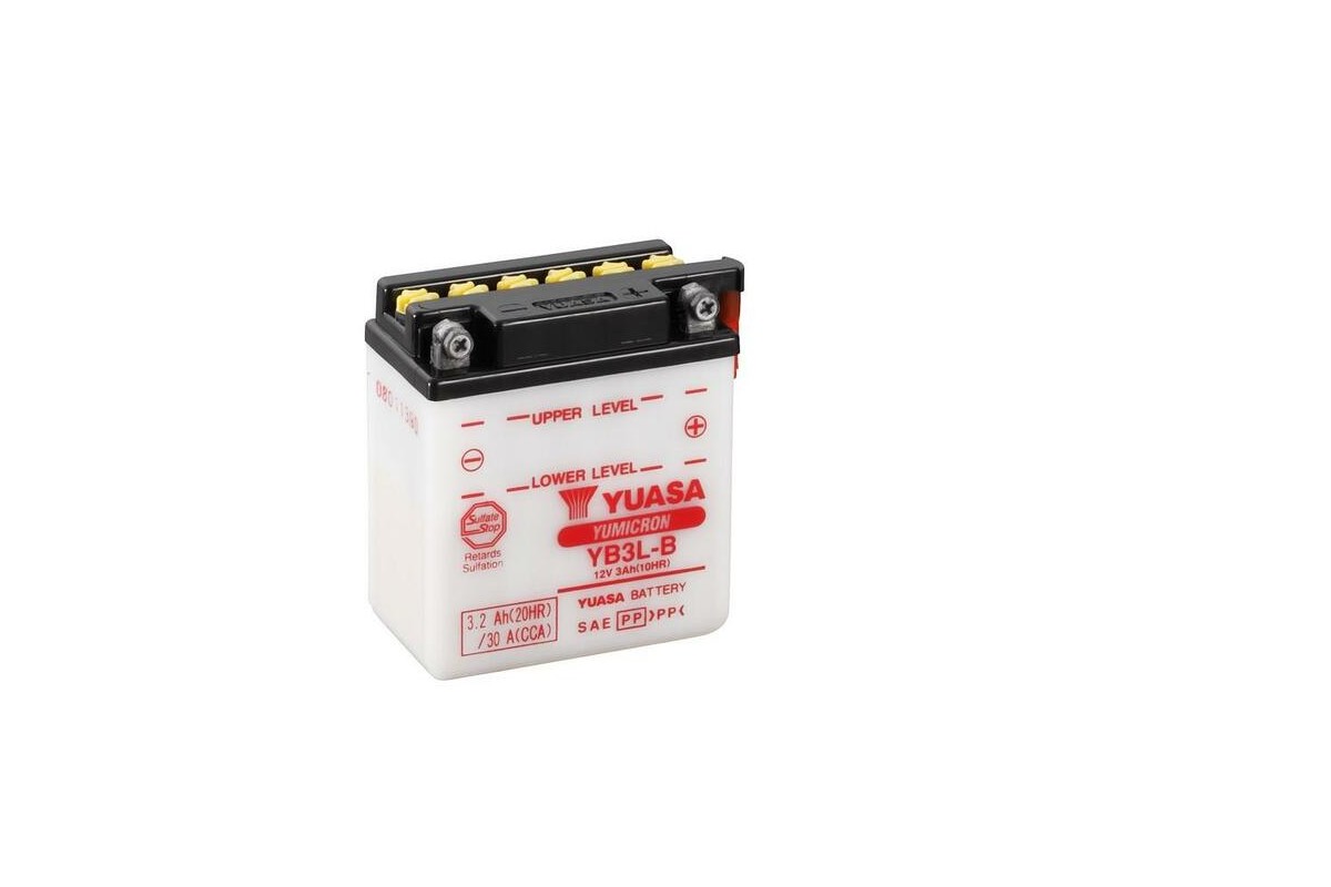 Batterie YUASA conventionnelle sans pack acide - YB3L-B