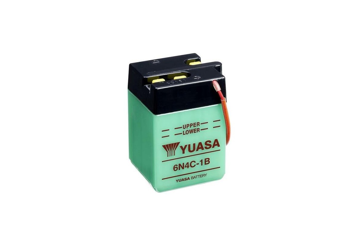 Batterie YUASA conventionnelle sans pack acide - 6N4C-1B
