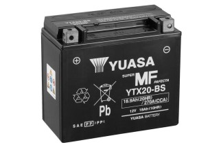 Batterie YUASA sans entretien avec pack acide - YTX20-BS