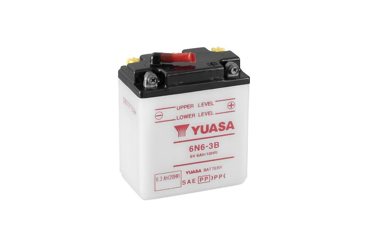 Batterie YUASA conventionnelle sans pack acide - 6N6-3B