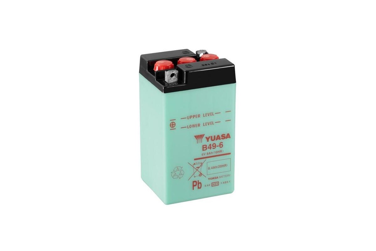 Batterie YUASA conventionnelle sans pack acide - B49-6