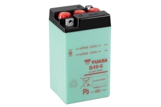 Batterie YUASA conventionnelle sans pack acide - B49-6