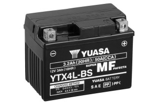 Batterie YUASA sans entretien avec pack acide - YTX4L-BS