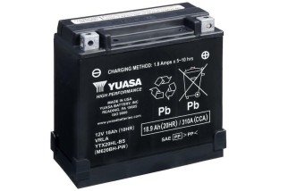 Batterie YUASA sans entretien avec pack acide - YTX20HL-BS-PW