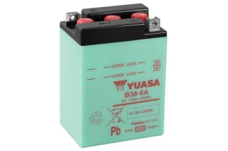 Batterie YUASA conventionnelle sans pack acide - B38-6A