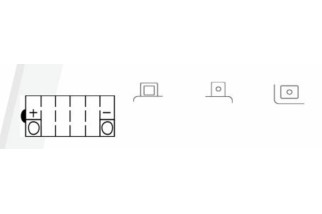 Batterie YUASA conventionnelle sans pack acide - YB16BA-1