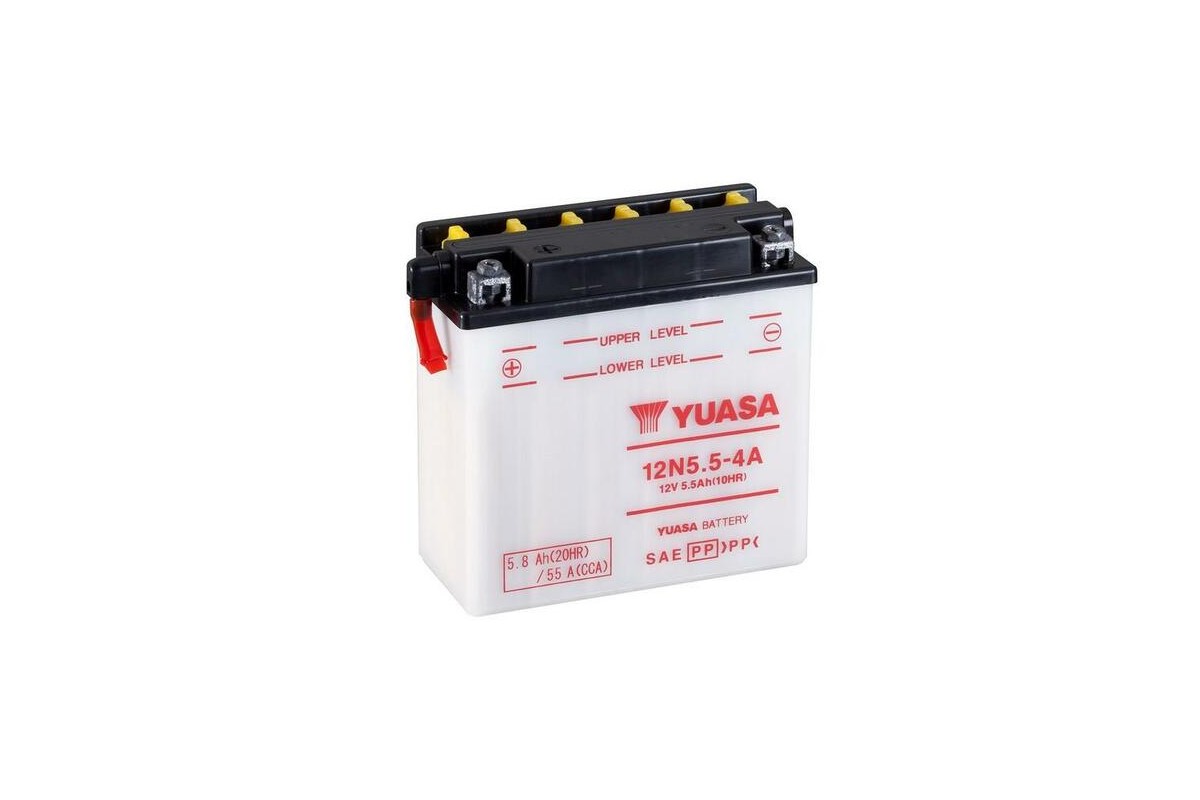 Batterie YUASA conventionnelle sans pack acide - 12N5.5-4A