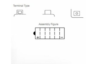 Batterie YUASA conventionnelle sans pack acide - 12N5.5-4A