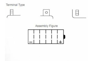 Batterie YUASA conventionnelle sans pack acide - 52515