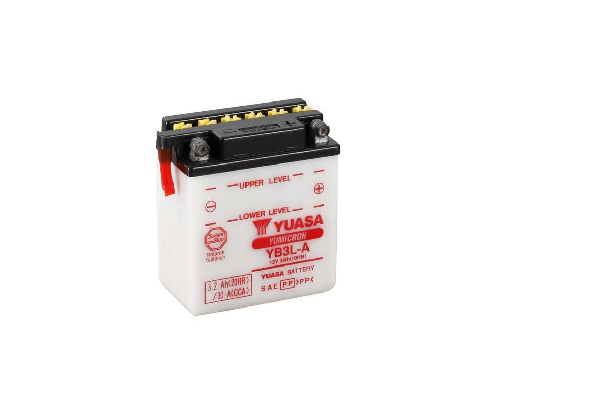 Batterie YUASA conventionnelle sans pack acide - YB3L-A
