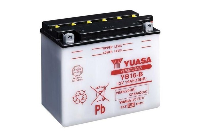 Batterie YUASA conventionnelle sans pack acide - YB16-B