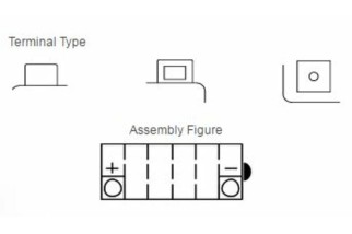 Batterie YUASA conventionnelle sans pack acide - YB14-B2