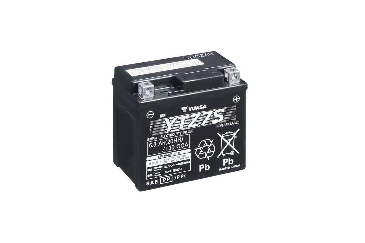 Batterie YUASA W/C sans entretien activé usine - YTZ7S