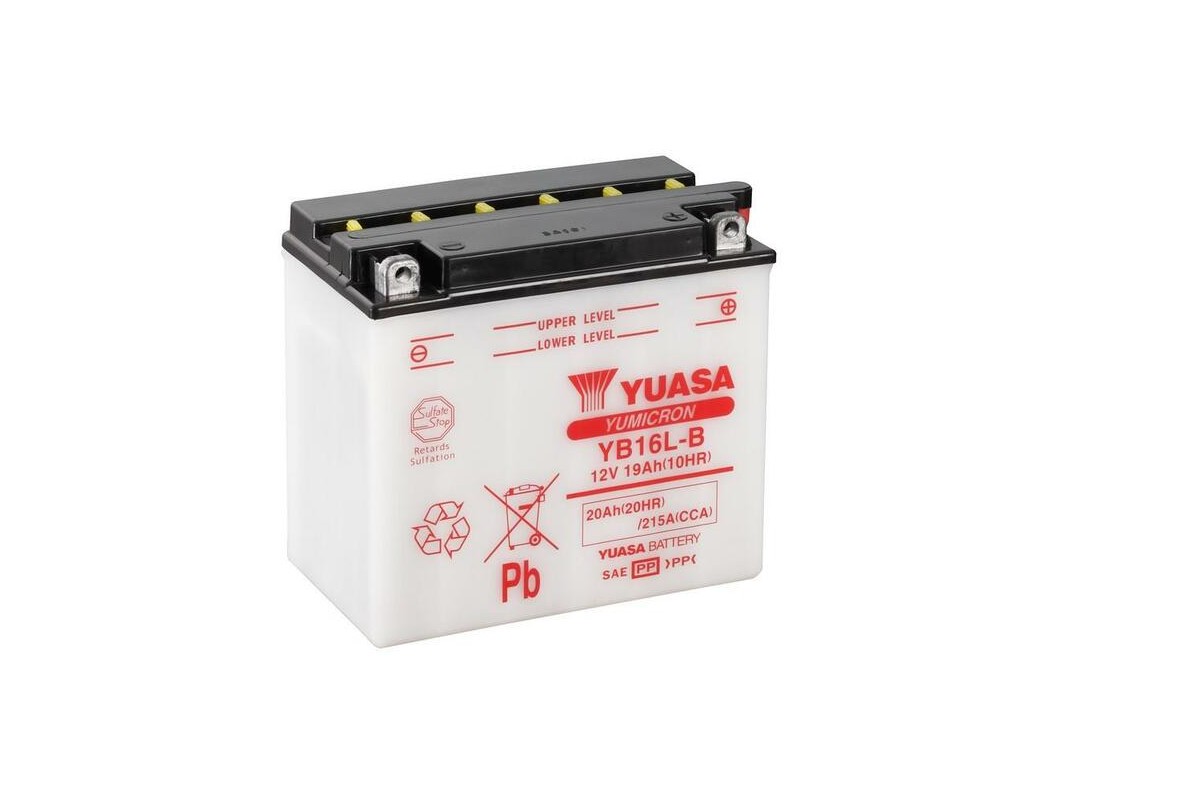 Batterie YUASA conventionnelle sans pack acide - YB16L-B