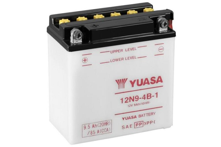 Batterie YUASA conventionnelle sans pack acide - 12N9-4B-1