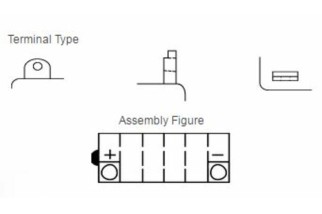 Batterie YUASA conventionnelle sans pack acide - YB7-A