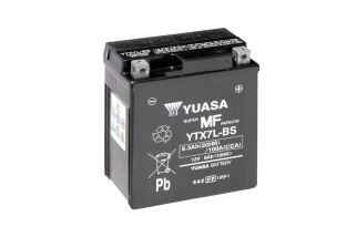 Batterie YUASA sans entretien avec pack acide - YTX7L-BS