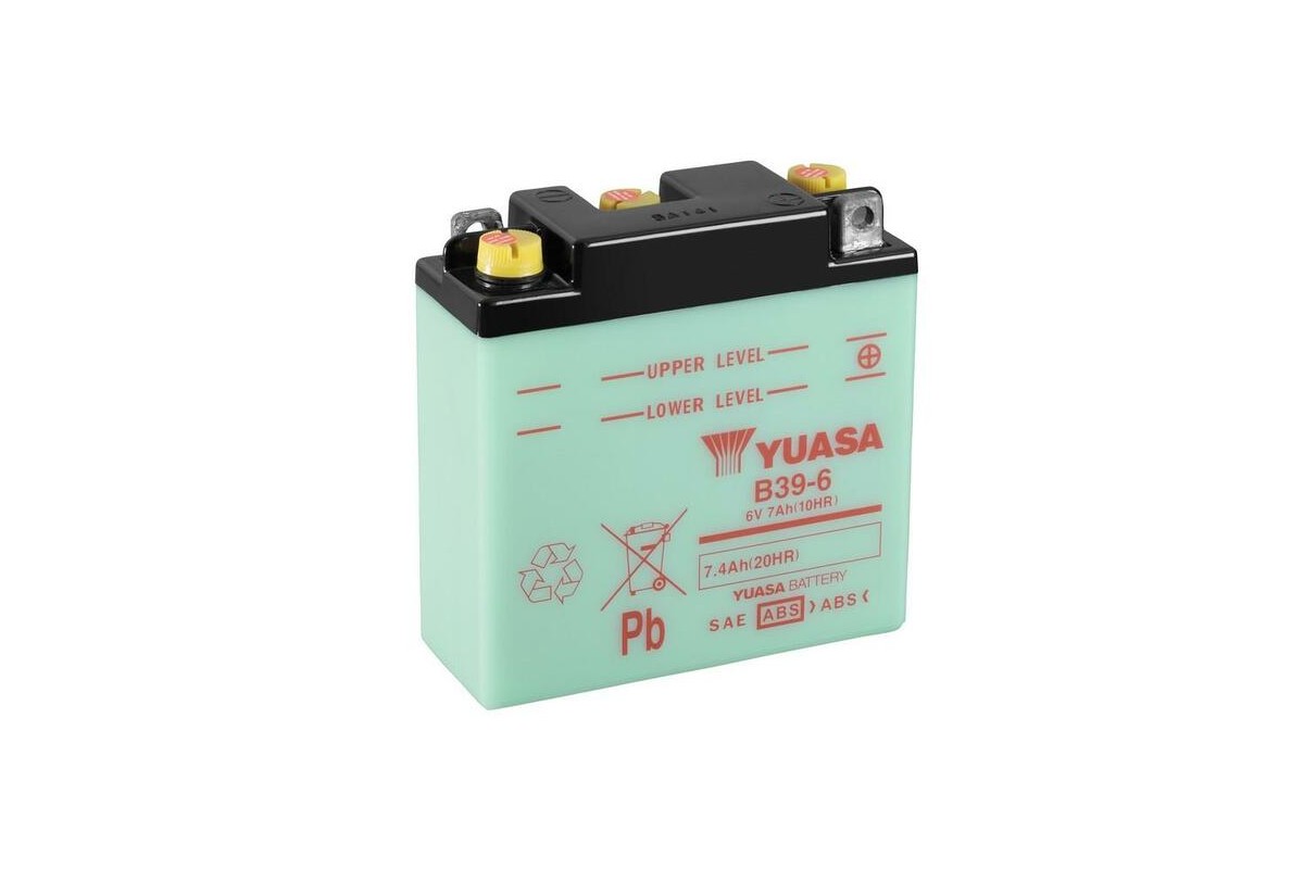 Batterie YUASA conventionnelle sans pack acide - B39-6 Batterie YUASA conventionnelle sans pack acide - B39-6