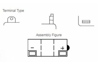 Batterie YUASA conventionnelle sans pack acide - 6N6-3B-1