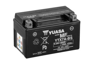Batterie YUASA sans entretien avec pack acide - YTX7A-BS