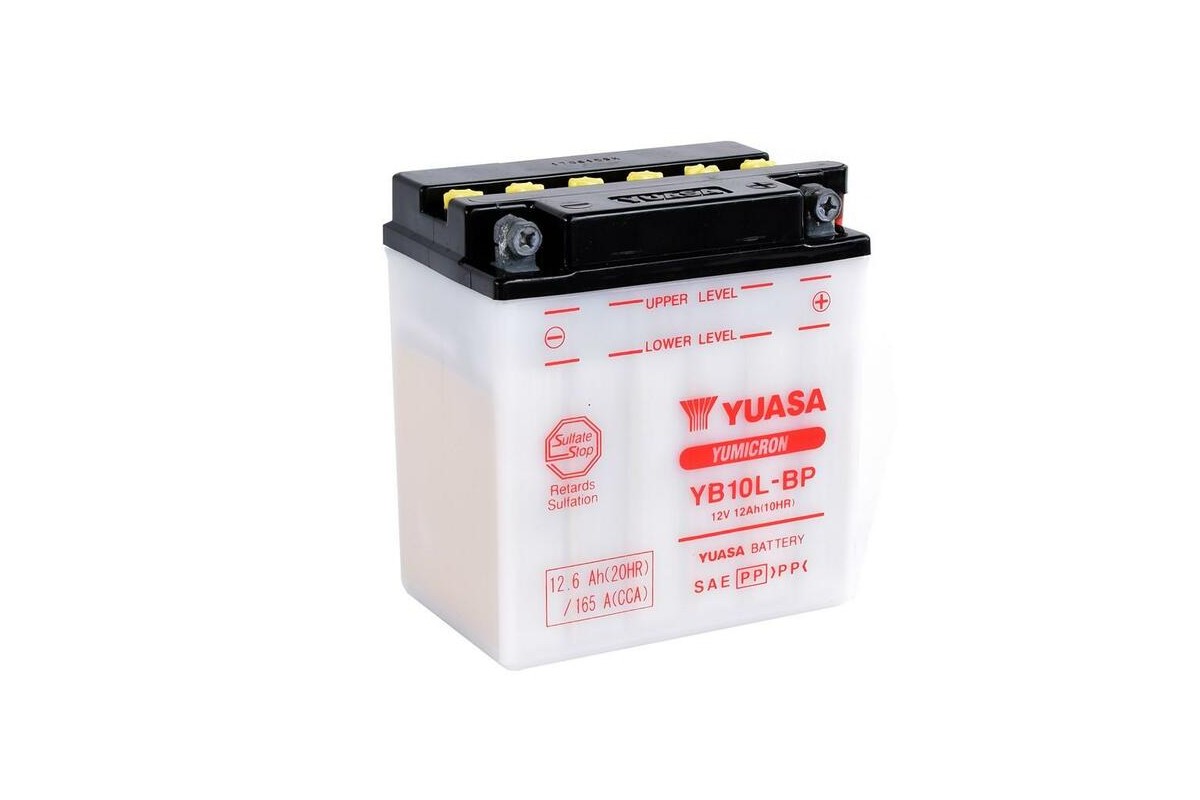 Batterie YUASA conventionnelle sans pack acide - YB10L-BP Batterie YUASA conventionnelle sans pack acide - YB10L-BP