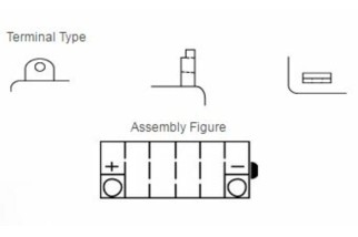 Batterie YUASA conventionnelle sans pack acide - YB9-B