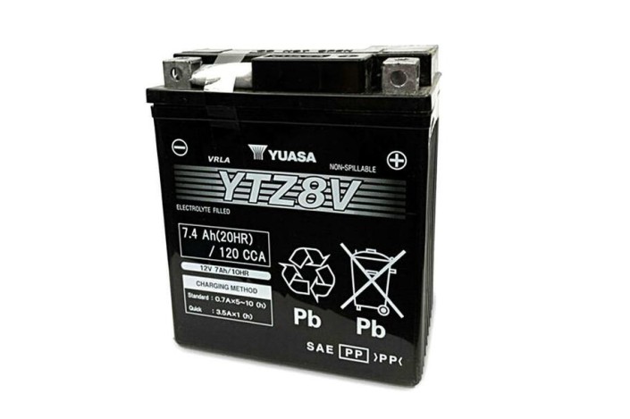 Batterie YUASA W/C sans entretien activé usine - YTZ8V