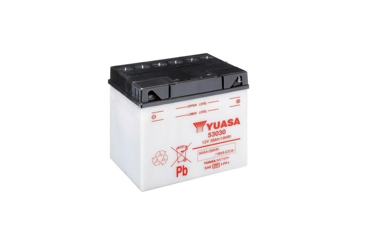 Batterie YUASA conventionnelle sans pack acide - 53030