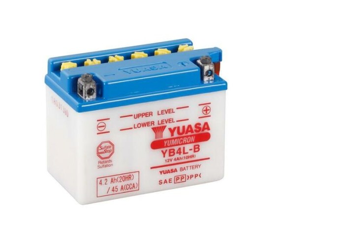 Batterie YUASA conventionnelle sans pack acide - YB4L-B