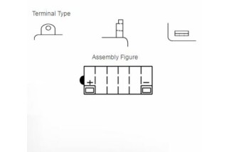 Batterie YUASA conventionnelle sans pack acide - 12N12A-4A-1