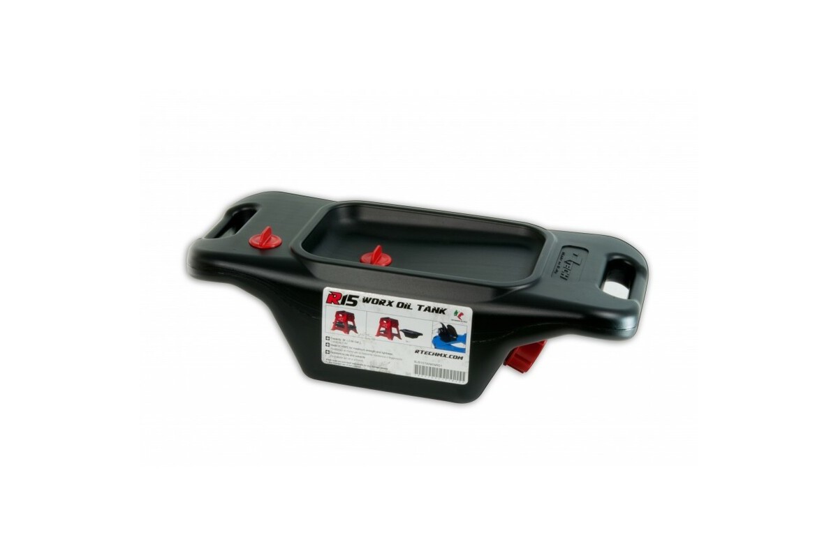 Bac de récupération RACETECH lève-moto TT R15 noir 5L