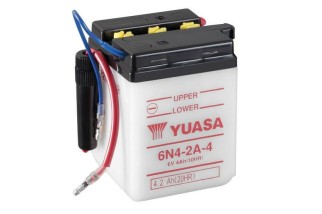 Batterie YUASA conventionnelle sans pack acide - 6N4-2A-4