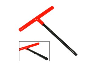 Clé en T RFX Pro (Noir/Orange) empreinte standard avec poignée en caoutchouc - Tête Torx T45 pour KTM