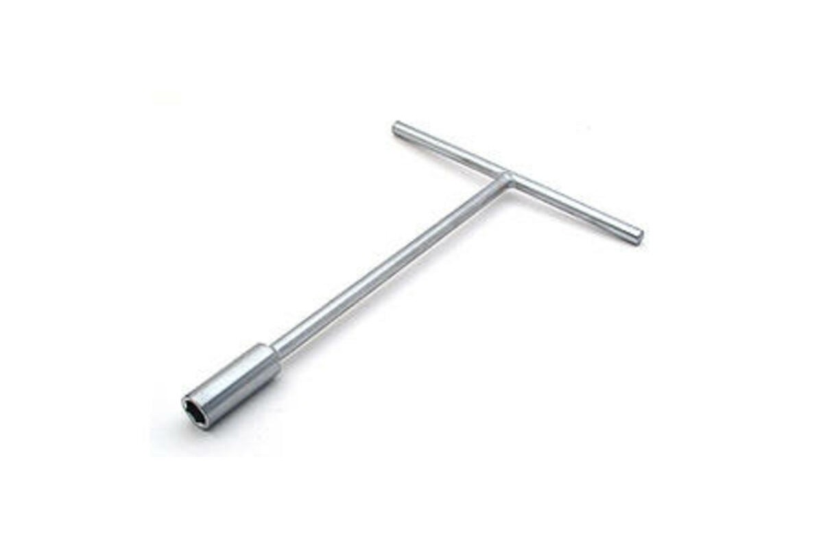 Clé en à douille en T BIHR 12mm chromé satiné