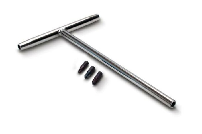 Clé en T avec embouts 1/4''