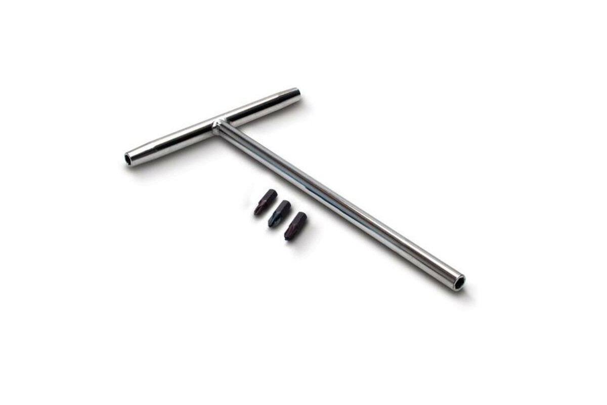 Clé en T avec embouts 1/4''