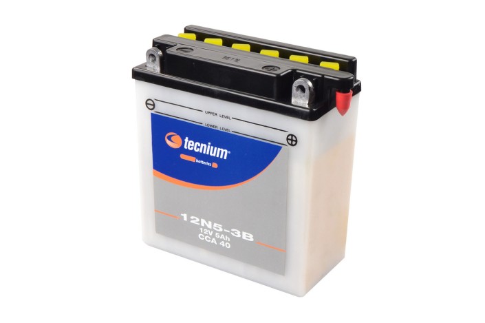 Batterie TECNIUM conventionnelle avec pack acide - 12N5-3B