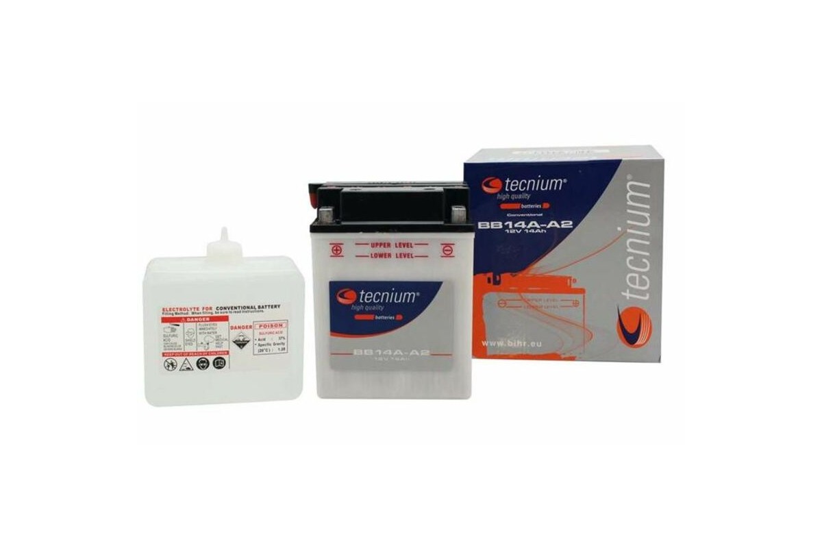 Batterie TECNIUM conventionnelle avec pack acide - BB7L-B2