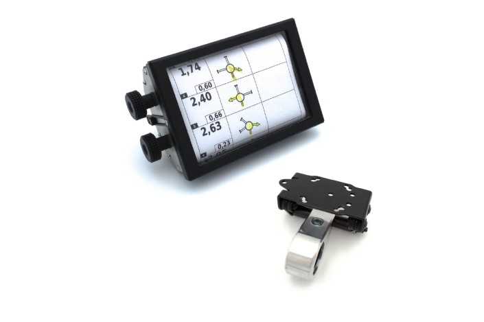 RB801 - Support pour roadbook manuel (avec support pour guidon SW-MOTECH)