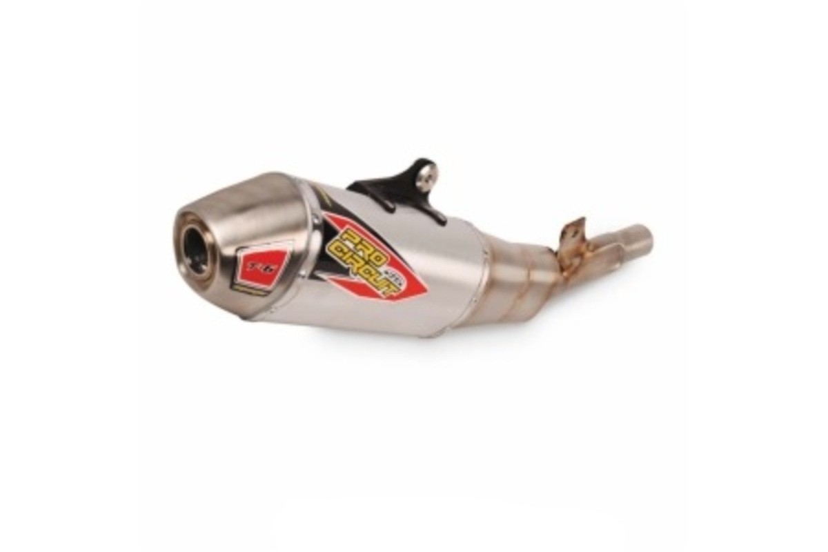 Silencieux PRO CIRCUIT T-6 inox/casquette inox