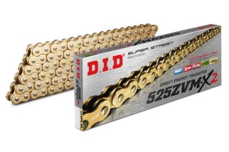 Kit chaîne DID/PBR 525ZVM-X2 16/40 super-renforcé - couronne standard