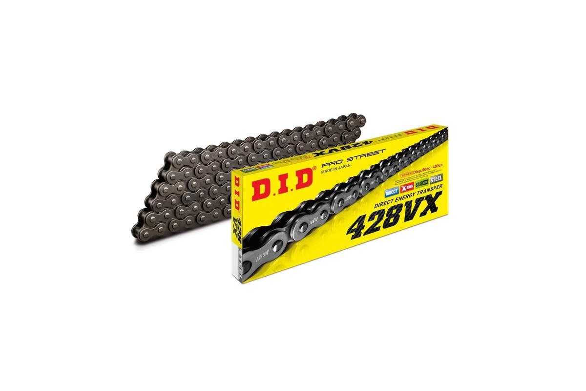 Kit chaîne DID/PBR 428VX 13/60 standard - couronne standard