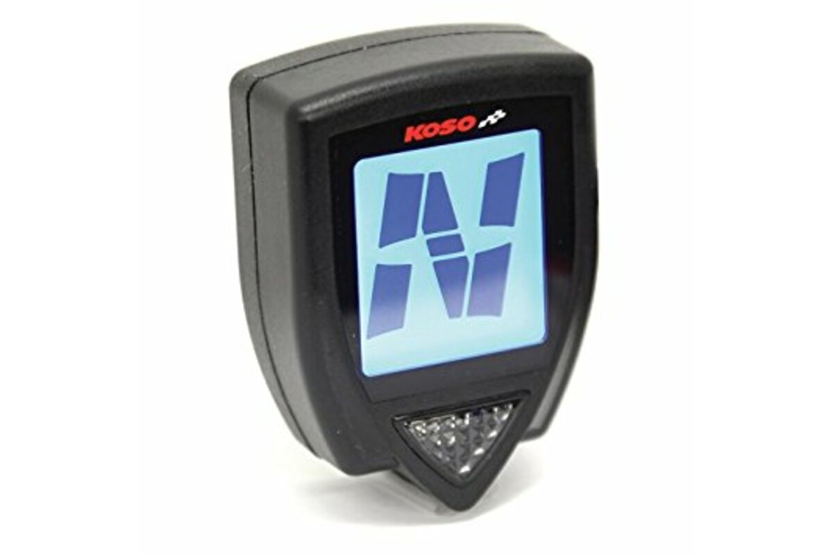 Indicateur de rapport engagé KOSO Super Slim Style universel noir