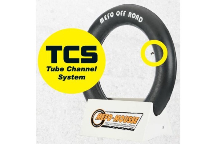 Mousse MEFO MOM 18-0TCS (110/100-18 120/90-18 FIM-Enduro (140/80-18 Mitas/FIM-Enduro) avec chambre à air