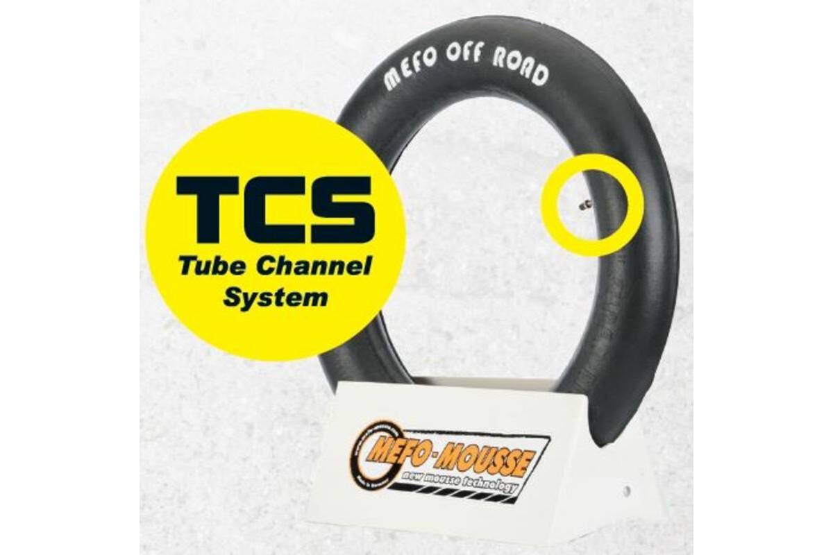 Mousse MEFO MOM 18-0TCS (110/100-18 120/90-18 FIM-Enduro (140/80-18 Mitas/FIM-Enduro) avec chambre à air