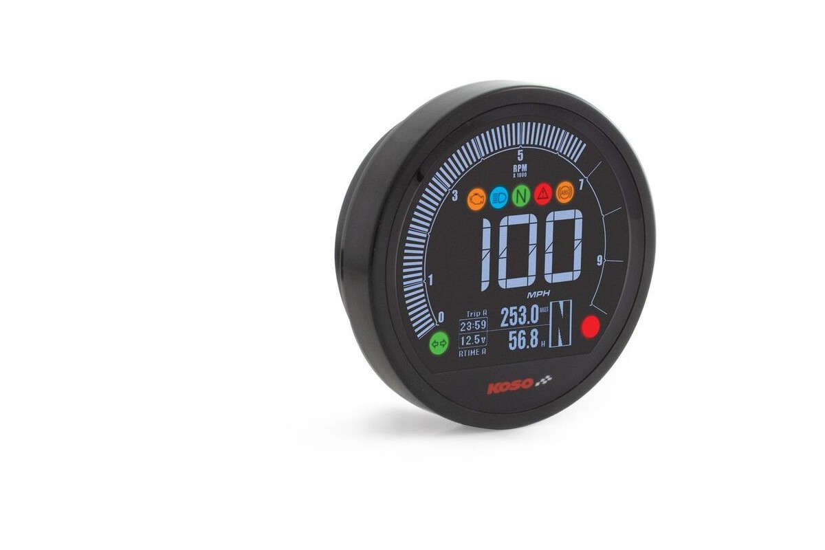 KOSO DL-04 Meter Yamaha Bolt (2022), Black