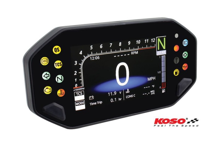 KOSO Digital Multifunction Cockpit, RX-4, MT-07/09, XSR 700/900